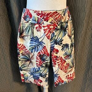 Premise Multicolor Tropical Print Women's Bermudas